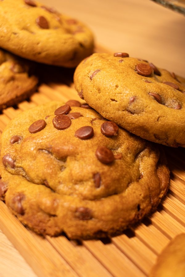 Cookies com gotas de chocolate